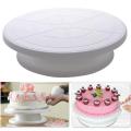 Cake Decorating Turn Table 28cm - White. 
