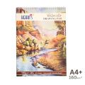 A4 Water Color Drawing Pad, Premium  160Gsm Embossed Paper[ Hearts Water Color Drawing Pad]. 
