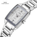 IBSO /Episino New Steel Band Retro Women's Watch Square Band Calendar Advanced Sense Watch Wholesale for Women.