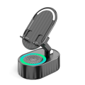 3-In-1 Phone Holder Inductive Bluetooth Speaker Holder 360°Rotating Folding Lifting Charging Treasure Holder Black. 