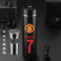 304 stainless steel smart thermos cup football fan sports water cup man c Ronaldo Messi Neymar Barcelona Real Madrid cup. 