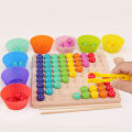 Puzzle Magic Chess Toy Set Rainbow Ball Matching Game Early Childhood Education Board Games.