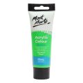 Mont Marte Signature Acrylic Paint 75ml Tube - Monastral Green.