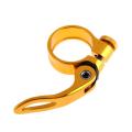 Aluminum Alloy Mountain Bike Seatpost Clamp, Quick Release Cycling Seat Tube Clip, 27.2mm. 