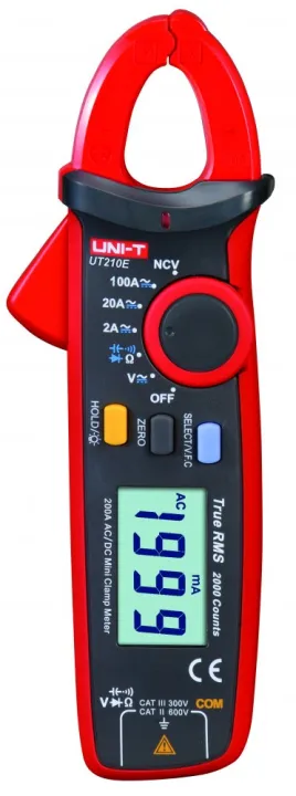 UNI-T UT210E True RMS AC/DC Current Mini Clamp Meter Capacitance Tester - Kings Trading