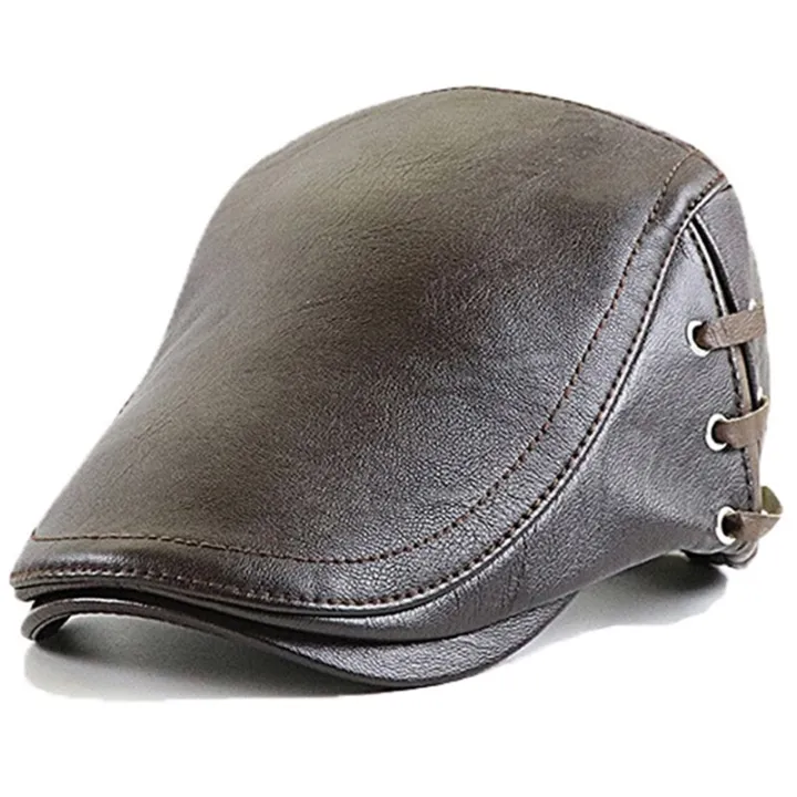 Fashion%20PU%20Leather%20Caps%20Windproof%20Man%20Beret%20Bandage%20Hat%20Spring%20Flat%20Cap%20Casquette%20Warm%20Side%20S%20Boina%20Masculina%20-%20Image%204