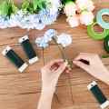 Floral Wire,3 Pack 114 Yards 22 Gauge Green Florist Wire Flexible Paddle Wire for Crafts,Christmas Wreaths Tree, Green. 