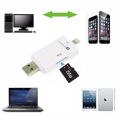 USB Flash Drive OTG SD TF Card Reader For Iphone and Ipad. 