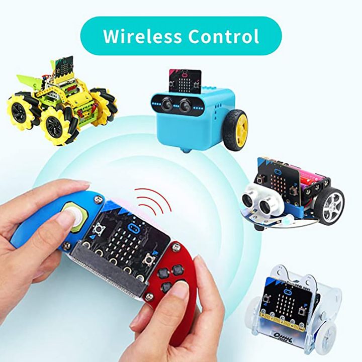 microbit programming robot smart car kit python... V1.5 Development Board Smart Car Kit/Qtruck/Python Education BBC ...