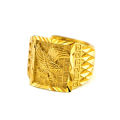 Vietnamese sand gold ring men's domineering eagle ring open copper alloy imitation gold jewelry live broadcast stall supply.