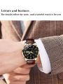 Go AwayA Go POEDAGAR New Men's Watches Waterproof Luminous Dual Calendar Men's Watches Ultra Thin Leather Quartz Watches Men Business Casual Wrist Watches. 