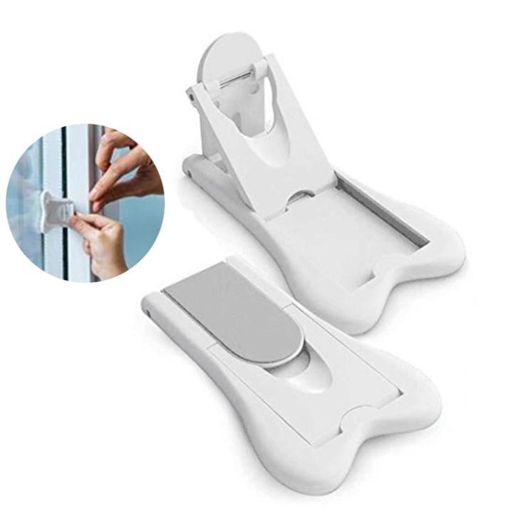 2Pcs Baby Safety Locks Anti-pinch Window Lock Durable Versatile Design Baby Door Cabinet Security Lock Child Safety Drops