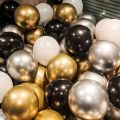 30/40Pcs 10Inch Metal Latex Balloon Golden Balloon Confetti Set Birthday Balloons Wedding Decoration Birthday Party Decoration. 