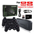 Portable 4K TV Video Retro Game Console 2.4G Wireless Controller Family Game Stick Built-in 10000+ Classic Games. 