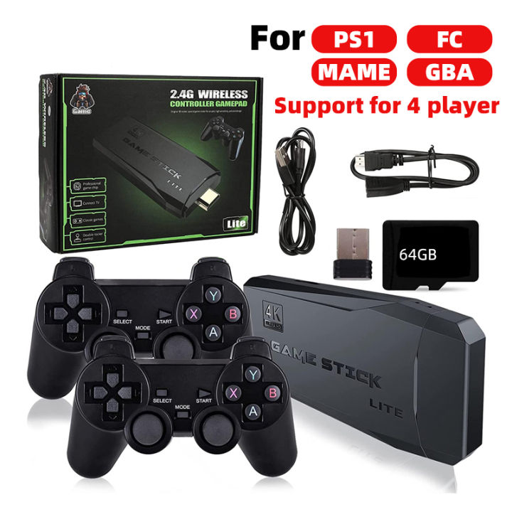 Portable%204K%20TV%20Video%20Retro%20Game%20Console%202.4G%20Wireless%20Controller%20Family%20Game%20Stick%20Built-in%2010000+%20Classic%20Games%20-%20Image%203