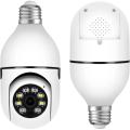 Outdoor Wifi Light Bulb Camera, 1080p Smart Security Camera, 360.