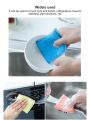 4Pcs Pan Pot Dish Wash Sponges Double Side Dishwashing Sponge Household Kitchen Cleaning Tools Tableware Dish Washing Brush.