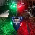 12Pcs Red Green Boat Navigation LED Lights Stern Lights Boats Light 12V.
