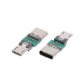 USB Type C Female To Micro USB Male Adapter Connector Type-C Micro USB Charger Adapter. 