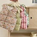 The new children's printed down cotton vest for babies and babies wear autumn and winter thickened vests inside and outside to send micro-business foreign trade. 
