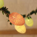LED String Lights Easter Decoration Green Leaf Egg Lights  -powered Lights Light String. 