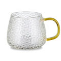 Enjoy Your Hot Beverages With The Heat-Resistant Glass Coffee Mug - Stylish And Functional Drinkware. 