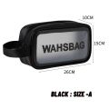 Makeup Storage Bag - Multifunctional Travel Outdoor Makeup Bag- PU Transparent Waterproof Large Capacity Portable Wash Bag.