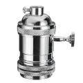E27 Retro Vintage Edison Industrial LED Lamp Light Bulb Holder Socket w/ Switch.