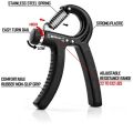 Adjustable Hand Grip Exerciser - Black and Red - Hand Grip. 