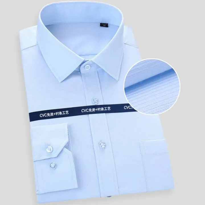 High%20Quality%20Cotton%20Men%20Dress%20Long%20Sleeve%20Shirt%202023%20New%20Solid%20Male%20Plus%20Size%20Regular%20Fit%20Stripe%20Business%20Shirt%20White%20Blue%20-%20Image%207