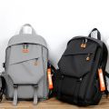 Men's Waterproof Backpack Simple Solid Urban Man USB Backpacks for Men Lightweight Commuter Laptop Backpack Trend School Bag.