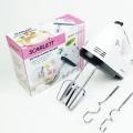 Scarlett - Electric Egg Beater and Mixer for Cake Cream - White. 