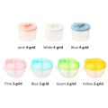 1x Baby Food Storage Box 4-Grids Portable Infant Milk Powder Organizer Snacks Container Essential Cereal Holder. 