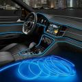 Neon Lamp Rope Tube Decorative With USB Drive Wire Strip Light LED Strip EL Neon Car Atmosphere Lights 2M Mood Lighting For Car.