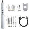 Nax Electric Screwdriver 3.6V Small Cordless Screwdriver Usb Fast Charge Screwdriver Kit Pen-Sized Mini Screwdriver. 