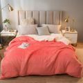 Thick Winter Bed Blankets Wool Blanket For Living Room Warm Fleece Cover On The Sofa Adults And Children Bedspread On The Bed. 