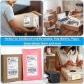 Shipping Label DT (4x6 inch) - 500 labels per Roll | Direct Thermal Stickers | Smudge-Free, Fade-Resistant, High-Quality Print for Paperfly Courier | Packaging & Shipping Supplies | Inventory Labels | Premium Self-Adhesive Thermal Labels - White. 