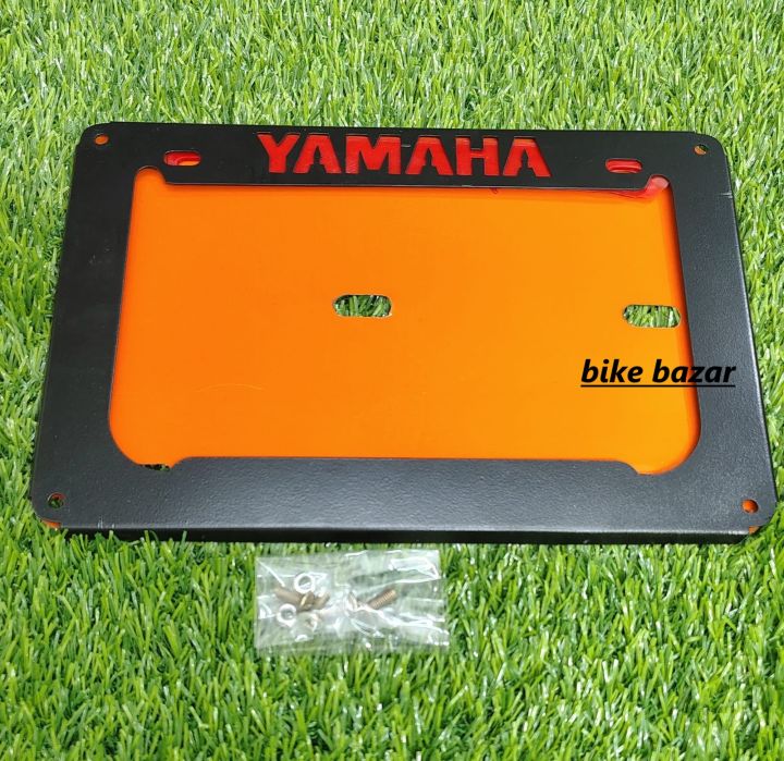 Yamaha%20Bike%20License%20Plate%20Number%20Plate%20Metal%20catching%20cover%20Digital%20number%20Plate%20Cover%20-%20Image%202