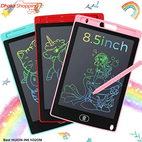 Best HUION INK H320M Two-Sided Pen Tablet Graphics Drawing Tablet+LCD Writing Tablet - FnF Shop BD