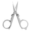 Stainless Steel Traveling Foldable Scissor Sewing Spin Cutter Small Size And Kitchen Use Scissors Also Kitchen Small Scissor Best Quality Travel Pocket Scissor Kachi Kechi. 