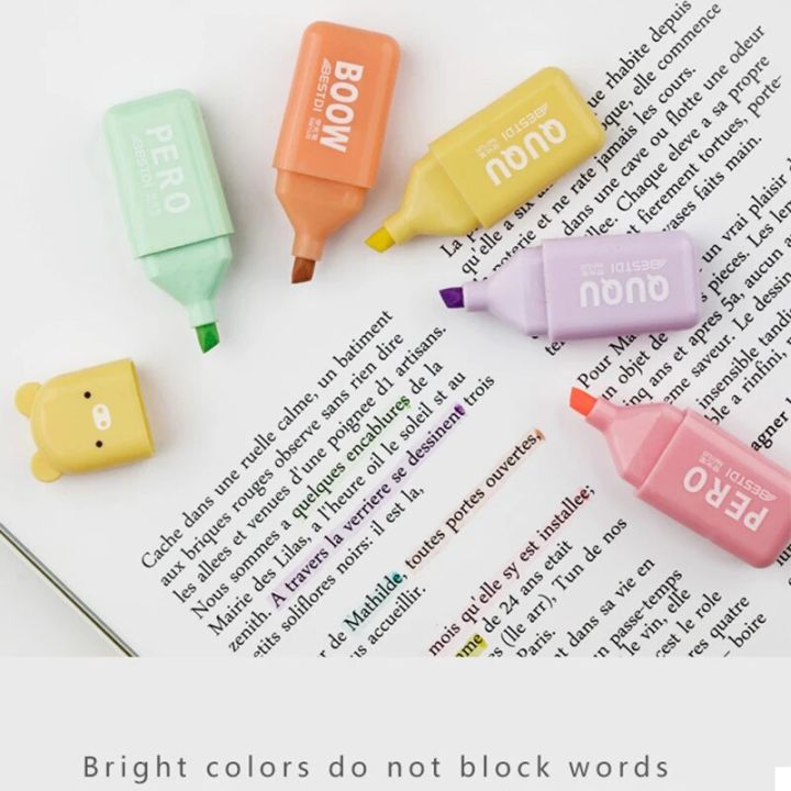 6%20Colors/set%20Kawaii%20Mini%20Highlighter%20Cute%20Markers%20Pastel%20Drawing%20Pen%20School%20and%20Office%20Art%20Stationery%20Supplies%20-%20Image%204
