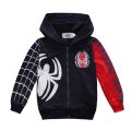 Baby Boy Clothing Long Sleeve Fashion Cartoon Outerwear Jackets Spiderman Hooded Jacket for Teenage Boys. 