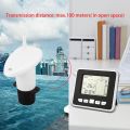 Ultrasonic Wireless Water Tank Liquid Depth Level Meter Sensor LED Display. 