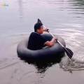River Tube for Floating Sturdy Swim Tubes Inflatable Water Float River Rafts 60cm. 