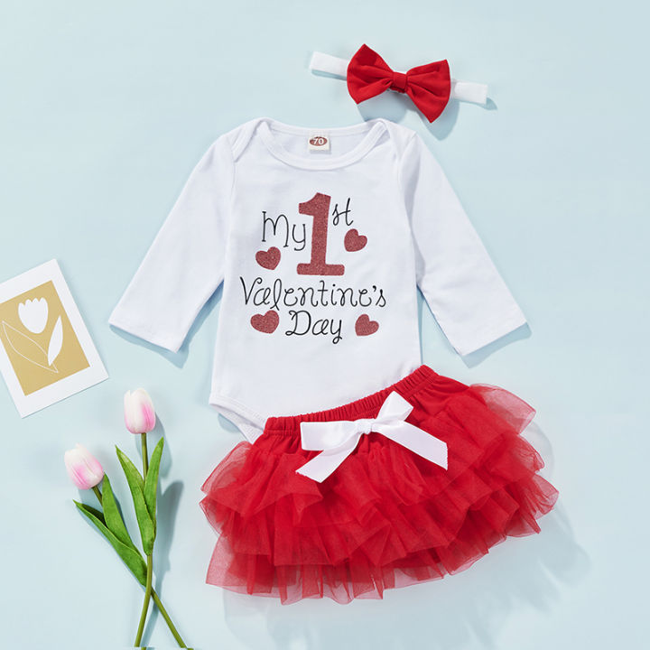 Ma&Baby%203%20Pieces%20Baby%20Suit%20Set,%20Letter%20Print%20Round%20Neck%20Long%20Sleeve%20Romper+%20Tiered%20Skirt+%20Headband,%20White%20Red,%200-24%20Months%20-%20Image%203
