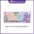 Akko MOD007B-HE PC 7th Anniversary 75% Rapid Trigger Wireless Mechanical Gaming Keyboard RGB Gasket Mount with Magnetic Switch. 