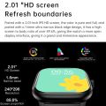 Smart Watch 2024 Bluetooth Answer Call Music Smart Watches For Men 2.01 Full Touch Dial Fitness Tracker Waterproof Smartwatch. 