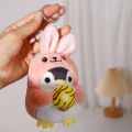 10cm Plush Keychain Cute Expression Cross-dressing Penguin Toy Plush Stuffed Toy Pendant Bag Decoration Girl Gifts.
