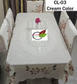 Net Fabric Table Cloth and 6 Piece chair Cover Set ..