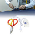Heating Scissors 220V 9 Temperature Adjustable Precise Cutting Heating Sewing Scissors for Cutting Zipper for Tailor Shop. 